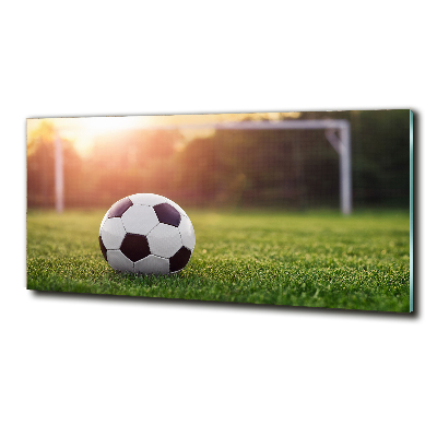 Cuadro decorativo de vidrio para salón horizontal Fútbol americano