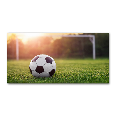 Cuadro decorativo de vidrio para salón horizontal Fútbol americano