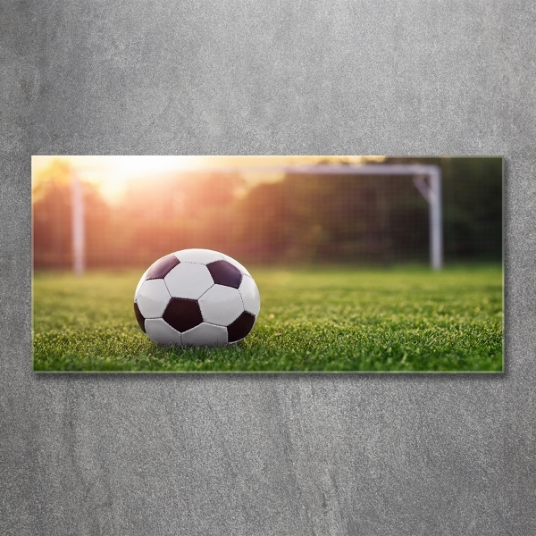 Cuadro decorativo de vidrio para salón horizontal Fútbol americano
