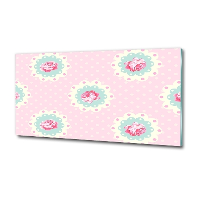 Foto obraz zdjęcie szkło hartowane Róże