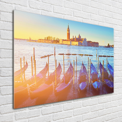 Foto en cristal de alta calidad con impresión uv horizontal Venecia