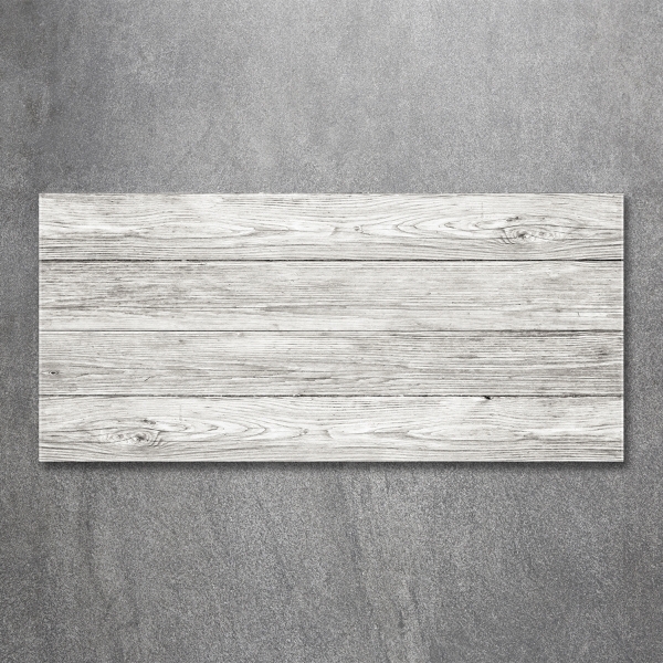 Foto en cristal de alta calidad con impresión uv horizontal Fondo de madera