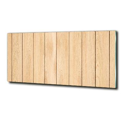 Cuadro de cristal templado moderno horizontal Fondo de madera
