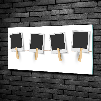 Cuadro de cristal templado moderno horizontal Marcos de fotos