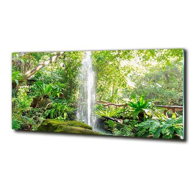 Cuadro de cristal templado moderno horizontal Cascada
