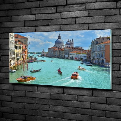 Cuadro de cristal templado moderno horizontal Venecia, Italia