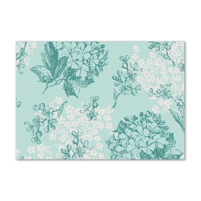 Cuadro decorativo de vidrio para salón horizontal Sin