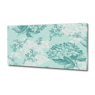 Cuadro decorativo de vidrio para salón horizontal Sin