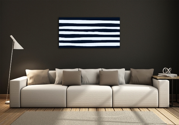 Impresión en cristal con acabado brillante horizontal Fondo rayado