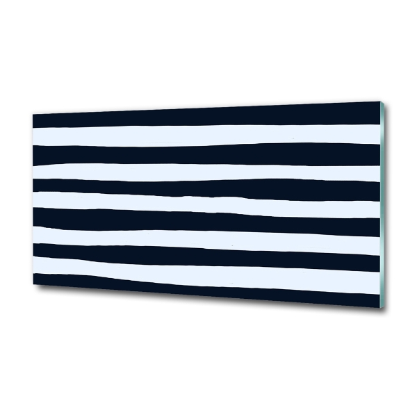 Impresión en cristal con acabado brillante horizontal Fondo rayado