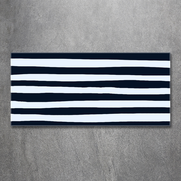 Impresión en cristal con acabado brillante horizontal Fondo rayado