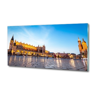 Foto en cristal de alta calidad con impresión uv horizontal Cracovia, Polonia