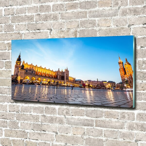 Foto en cristal de alta calidad con impresión uv horizontal Cracovia, Polonia