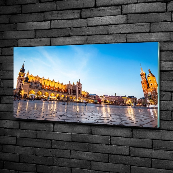 Foto en cristal de alta calidad con impresión uv horizontal Cracovia, Polonia
