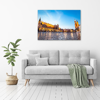 Foto en cristal de alta calidad con impresión uv horizontal Cracovia, Polonia