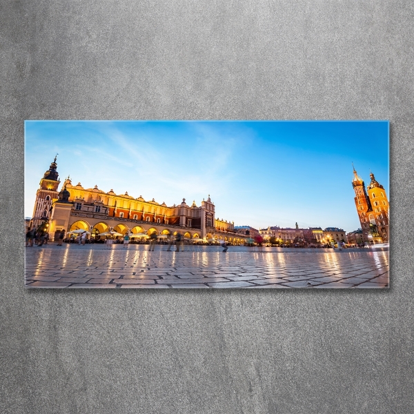 Foto en cristal de alta calidad con impresión uv horizontal Cracovia, Polonia