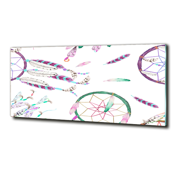 Foto en cristal de alta calidad con impresión uv horizontal Atrapasueños