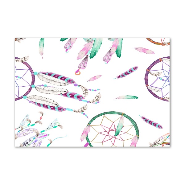 Foto en cristal de alta calidad con impresión uv horizontal Atrapasueños