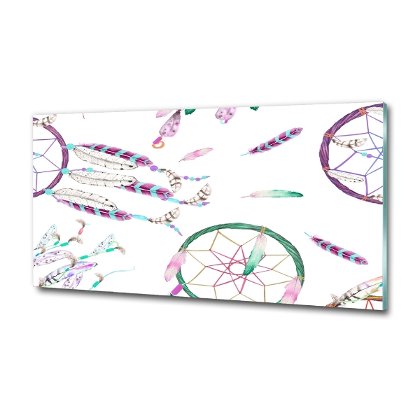 Foto en cristal de alta calidad con impresión uv horizontal Atrapasueños