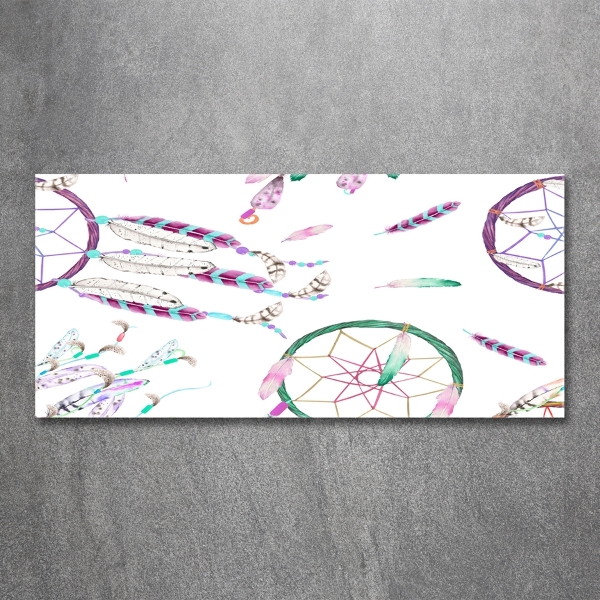 Foto en cristal de alta calidad con impresión uv horizontal Atrapasueños