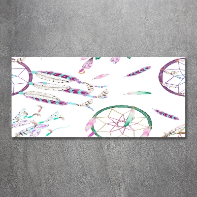 Foto en cristal de alta calidad con impresión uv horizontal Atrapasueños