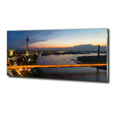 Impresión en cristal con acabado brillante horizontal Düsseldorf, Alemania