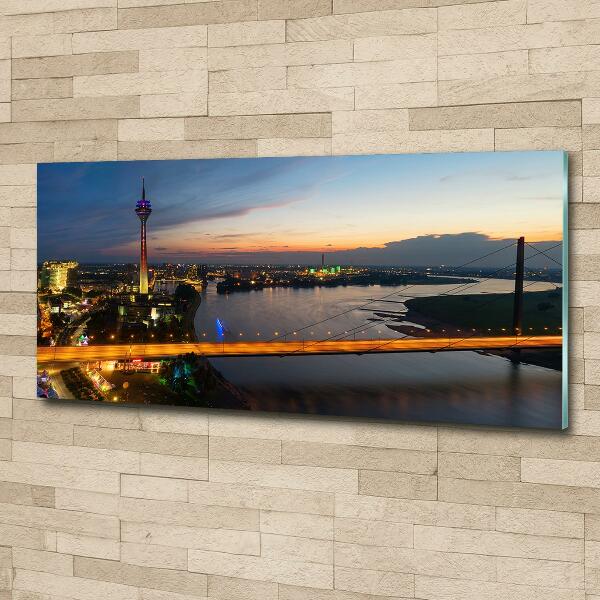 Impresión en cristal con acabado brillante horizontal Düsseldorf, Alemania