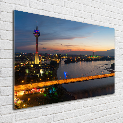 Impresión en cristal con acabado brillante horizontal Düsseldorf, Alemania