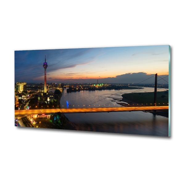 Impresión en cristal con acabado brillante horizontal Düsseldorf, Alemania