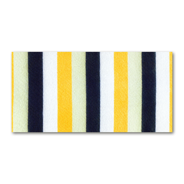 Cuadro decorativo de vidrio para salón horizontal Fondo rayado