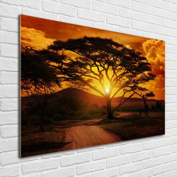 Impresión en cristal con acabado brillante horizontal África Occidental