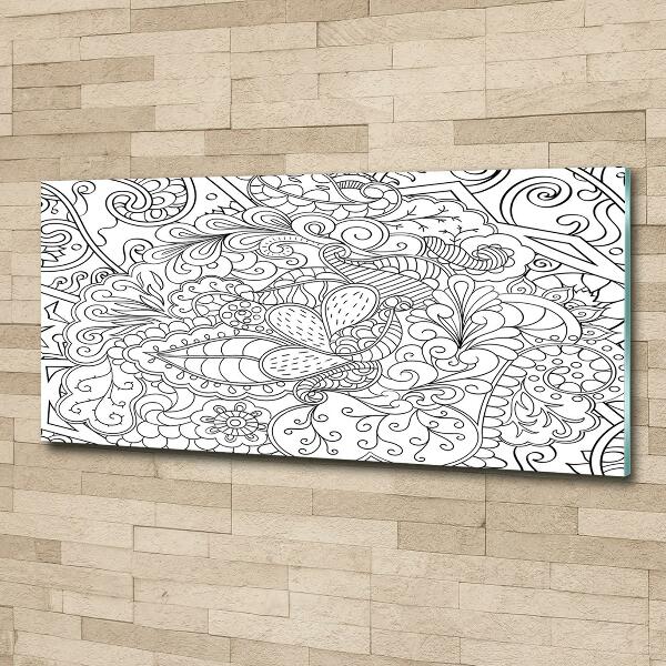 Foto en cristal de alta calidad con impresión uv horizontal Adornos