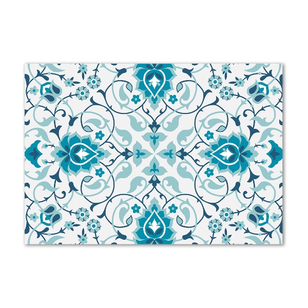 Cuadro de cristal templado moderno horizontal Patrón árabe