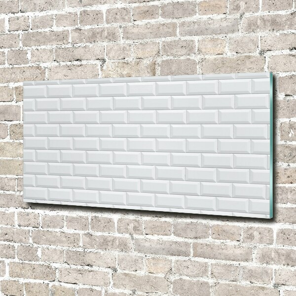 Cuadro decorativo de vidrio para salón horizontal pared de cerámica