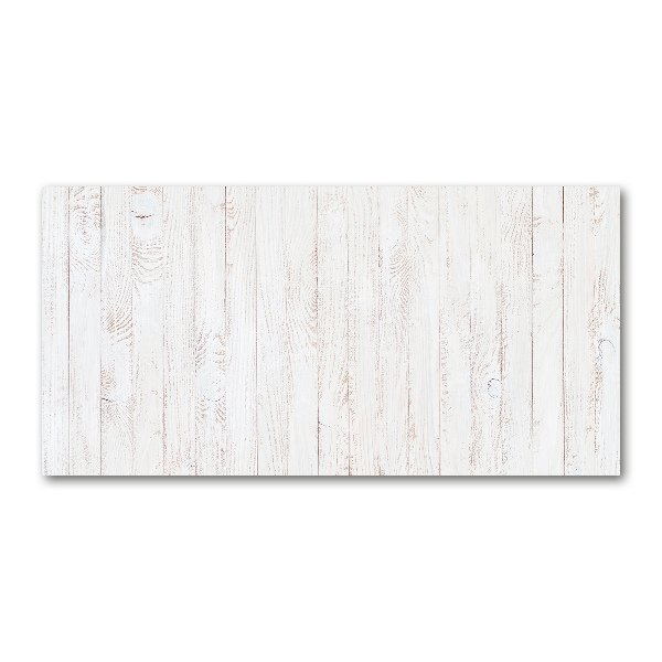 Cuadro de cristal templado moderno horizontal Fondo de madera