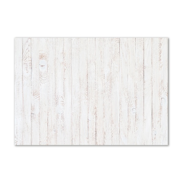 Cuadro de cristal templado moderno horizontal Fondo de madera