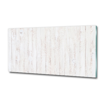 Cuadro de cristal templado moderno horizontal Fondo de madera