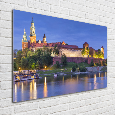 Cuadro de cristal templado moderno horizontal Cracovia, Polonia