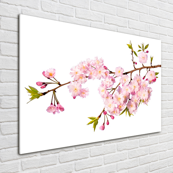 Cuadro de cristal templado moderno horizontal Brezo