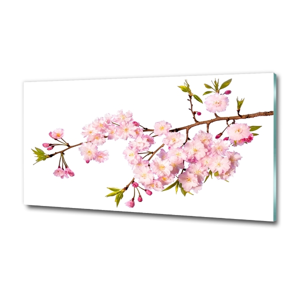 Cuadro de cristal templado moderno horizontal Brezo