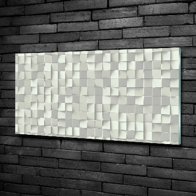 Foto en cristal de alta calidad con impresión uv horizontal Fondo geométrico