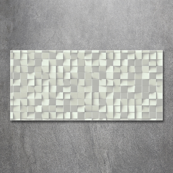 Foto en cristal de alta calidad con impresión uv horizontal Fondo geométrico