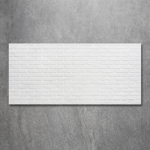 Cuadro de cristal templado moderno horizontal pared de ladrillos