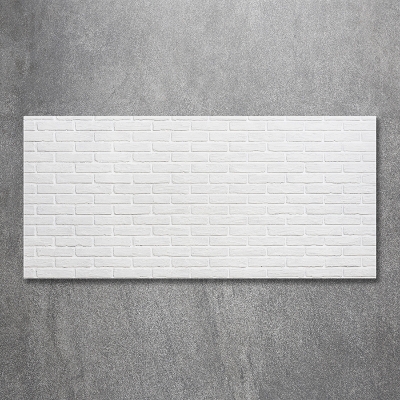 Cuadro de cristal templado moderno horizontal pared de ladrillos