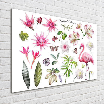 Foto en cristal de alta calidad con impresión uv horizontal Colección tropical