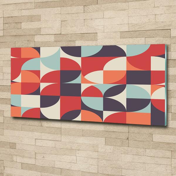 Impresión en cristal con acabado brillante horizontal Fondo abstracto