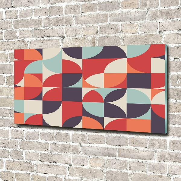 Impresión en cristal con acabado brillante horizontal Fondo abstracto