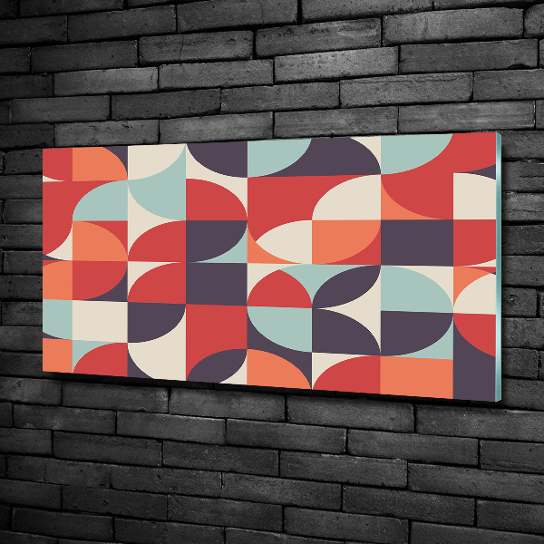 Impresión en cristal con acabado brillante horizontal Fondo abstracto