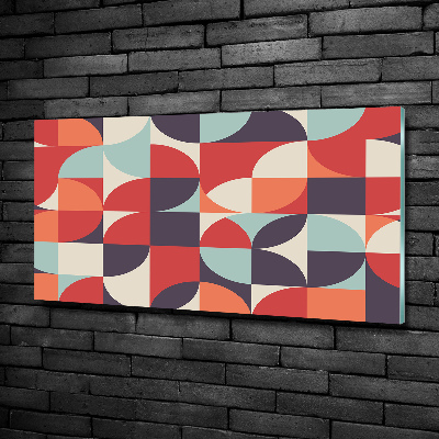 Impresión en cristal con acabado brillante horizontal Fondo abstracto