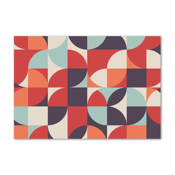 Impresión en cristal con acabado brillante horizontal Fondo abstracto